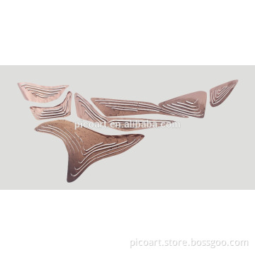 PICO ART hone decorations electroplated stainless steel metal wall art